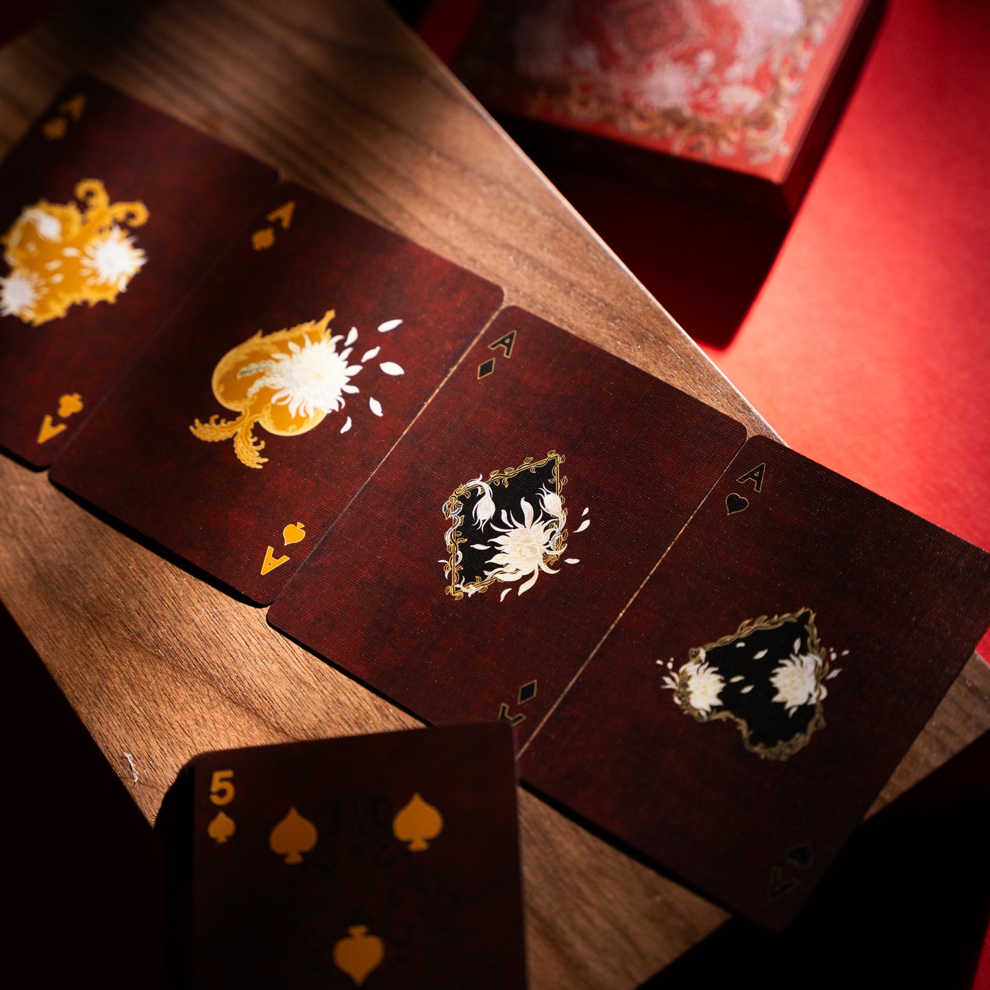 【Cold Foil】Epiphyllum V2 Floral Playing Cards