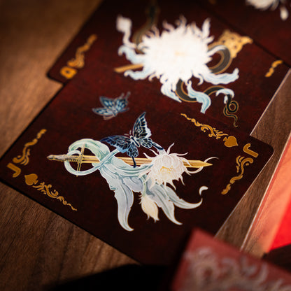【Cold Foil】Epiphyllum V2 Floral Playing Cards