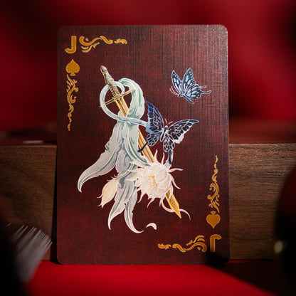 【Cold Foil】Epiphyllum V2 Floral Playing Cards