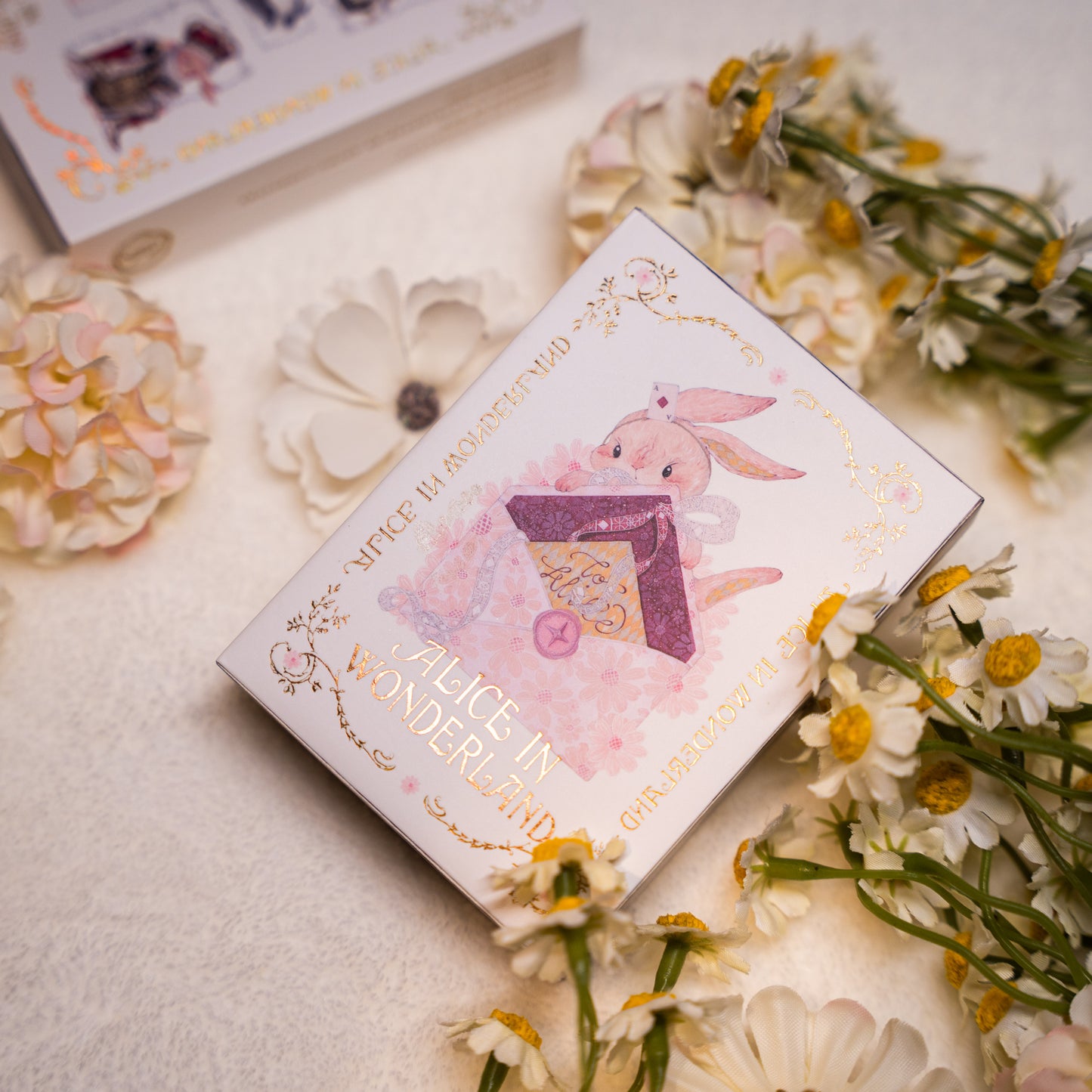 Alice in Wonderland Rabbit Playing Cards — Collaborative Edition by Artist Runn_L