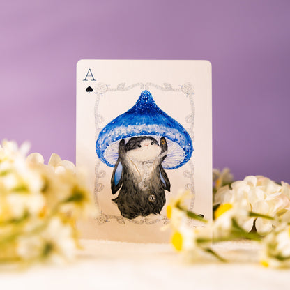 Alice in Wonderland Rabbit Playing Cards — Collaborative Edition by Artist Runn_L