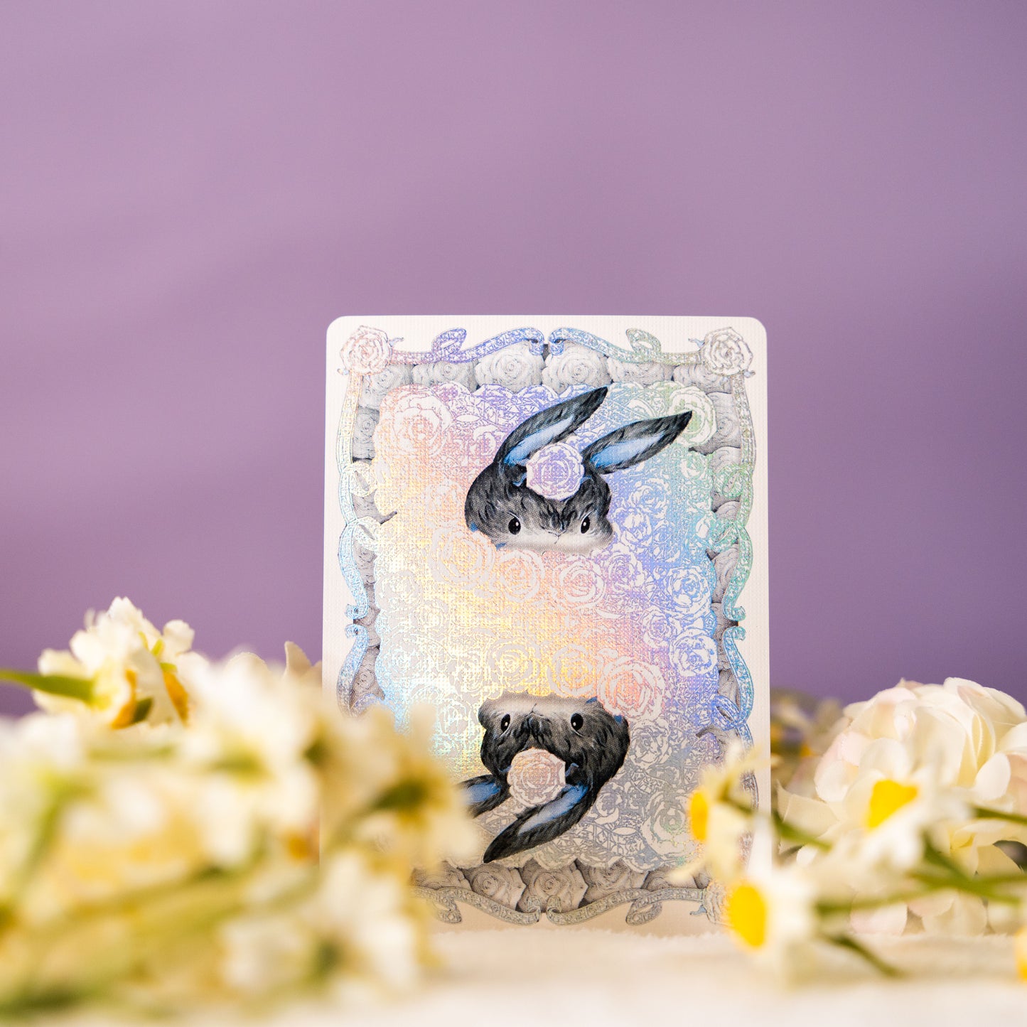 Alice in Wonderland Rabbit Playing Cards — Collaborative Edition by Artist Runn_L
