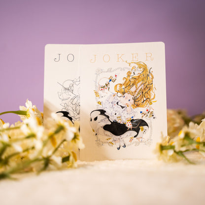 Alice in Wonderland Rabbit Playing Cards — Collaborative Edition by Artist Runn_L