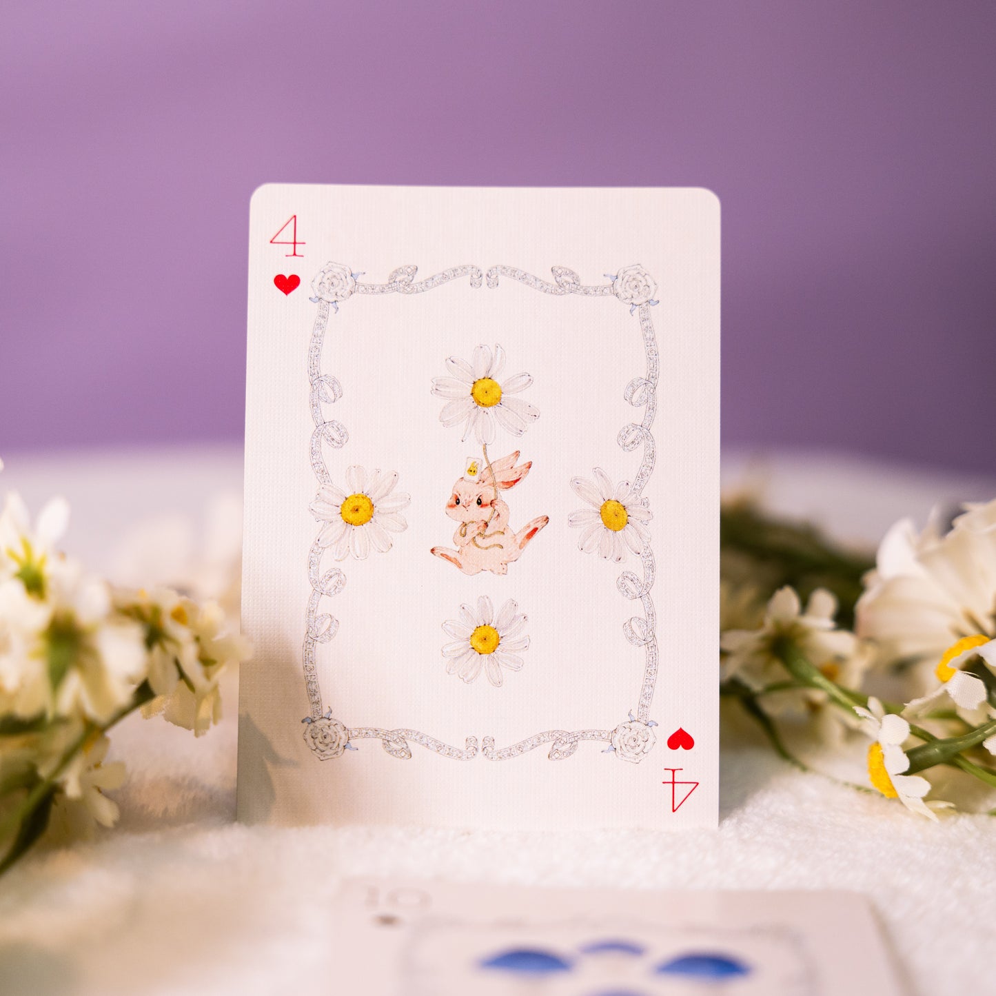 Alice in Wonderland Rabbit Playing Cards — Collaborative Edition by Artist Runn_L