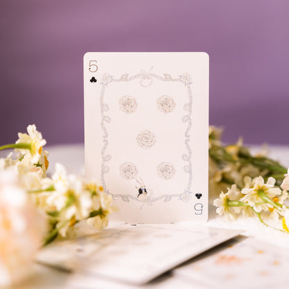Alice in Wonderland Rabbit Playing Cards — Collaborative Edition by Artist Runn_L