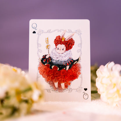 Alice in Wonderland Rabbit Playing Cards — Collaborative Edition by Artist Runn_L