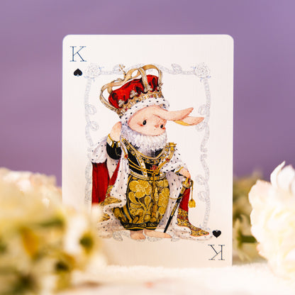 Alice in Wonderland Rabbit Playing Cards — Collaborative Edition by Artist Runn_L