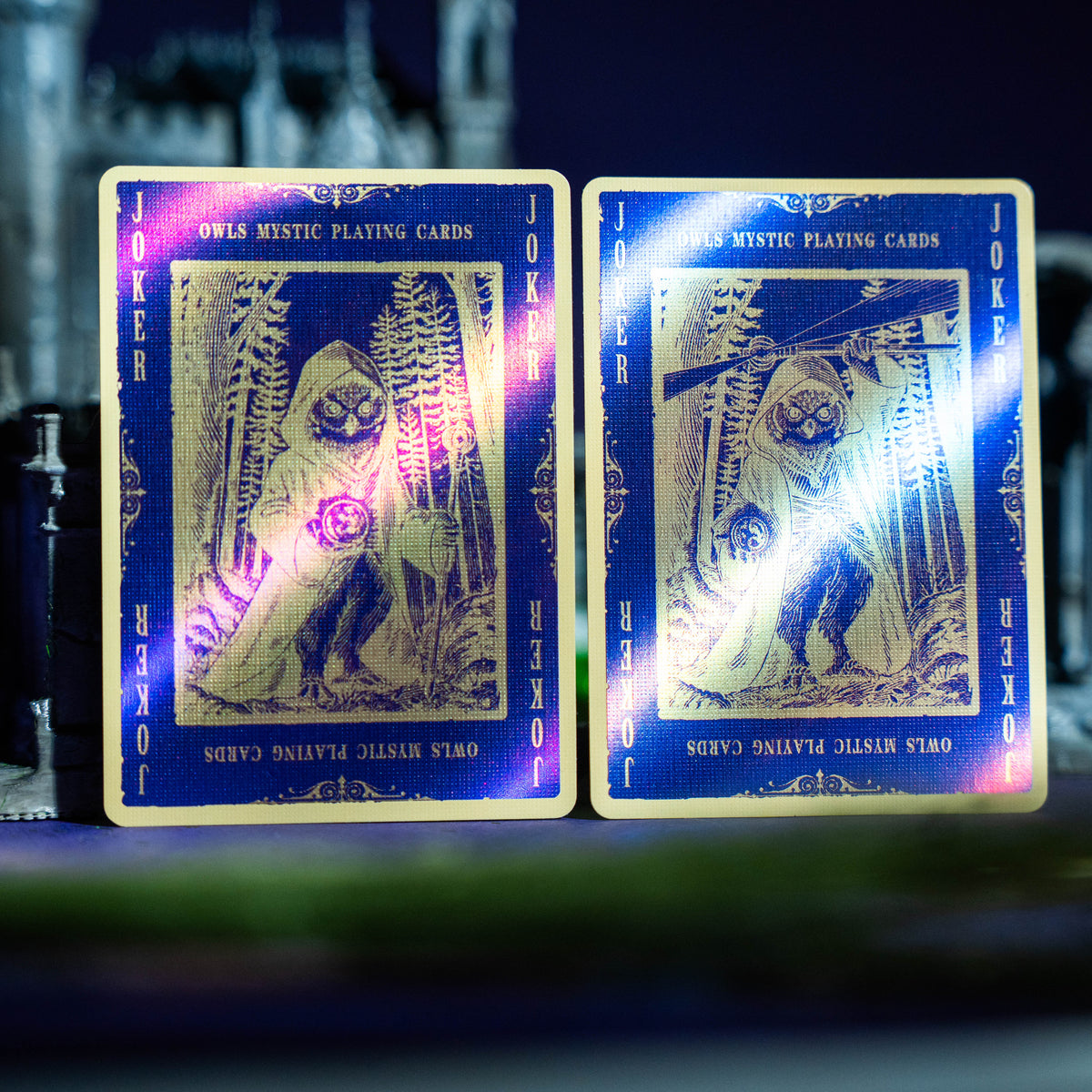 Mystic Owls Purple Standard Edition playing cards