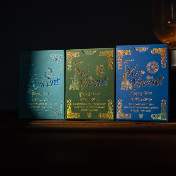 Van Gogh three-deck playing cards set